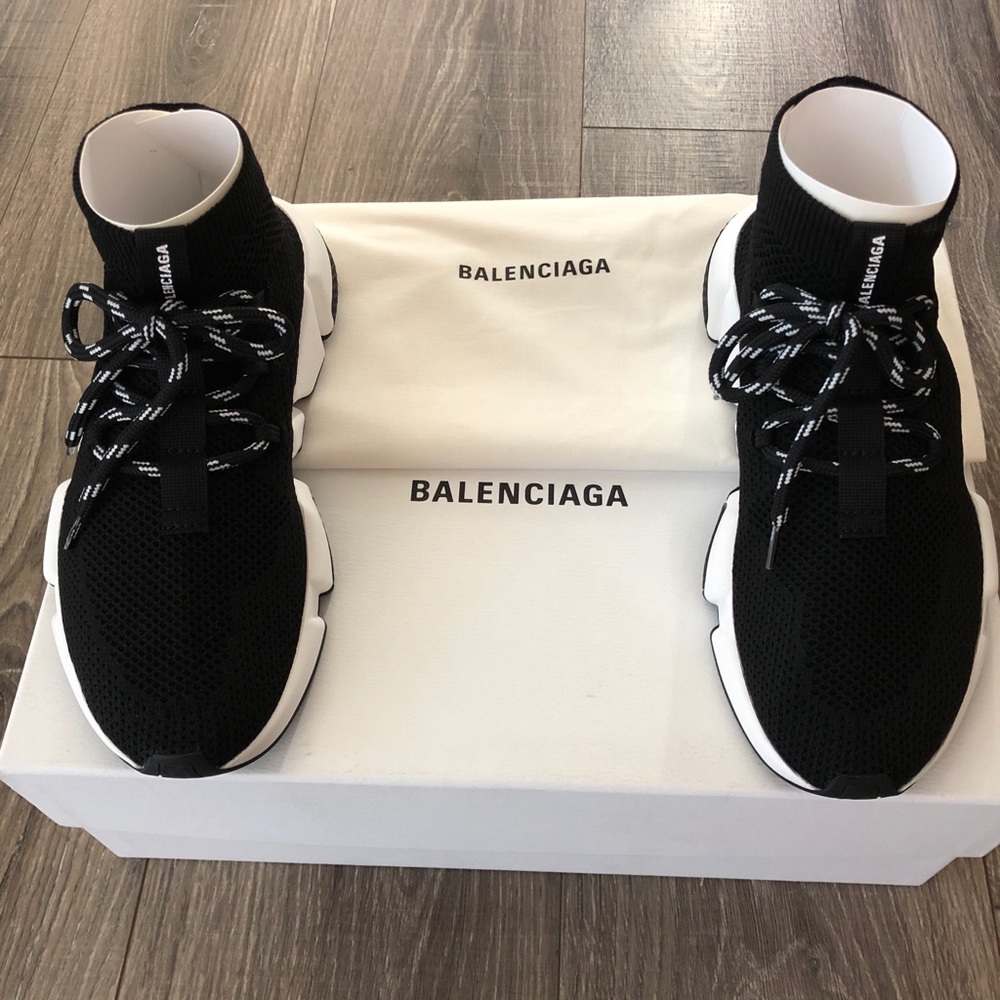 NWB BALENCIAGA Speed Lace-Up Sneakers - Picture 6 of 16